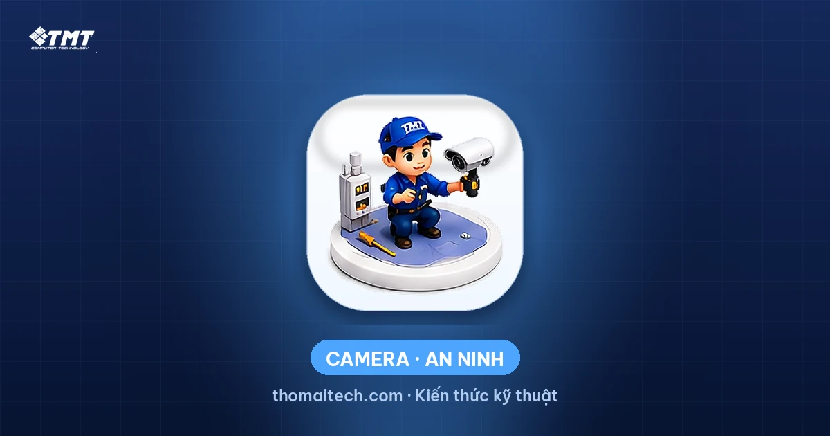 Camera mất tín hiệu ban đêm nhưng ban ngày vẫn chạy — lỗi nằm ở nguồn PoE