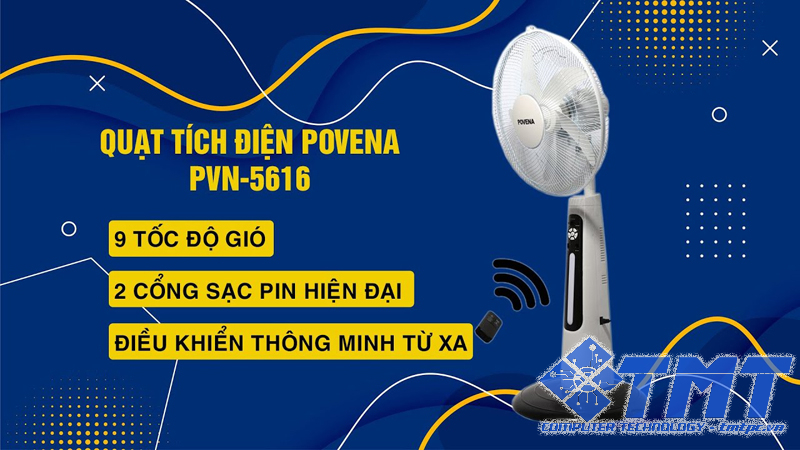 Quạt tích điện Povena PVN